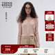 Teenie Weenie小熊女裝2025年秋季新款薄款chic空調衫氣質(zhì)針織開(kāi)衫 淺粉色 M