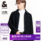 杰克·瓊斯（JACK&JONES） 秋冬潮直筒版型時(shí)尚出街舒適短款綿羊毛毛呢外套夾克男224427001