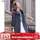 百圖betu女裝2025秋季新款風(fēng)衣立領(lǐng)仿單寧寬松文藝風(fēng)外套女2508T96 深牛仔藍 M