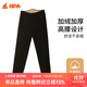 銅牛加厚保暖貼護女褲 秋冬新款棉褲保暖褲中老年夾層含駝絨VK274 黑 XL (175/100)