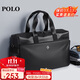 POLO旅行包男士行李袋手提包健身包大容量商務(wù)出差通勤旅游行李包黑色