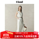 ELAND衣戀連衣裙女老錢(qián)風(fēng)棉麻混紡舒適透氣馬甲長(cháng)裙2025夏季新款 象牙白/白色(39)Ivory M /165