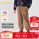 巴拉巴拉童裝兒童長(zhǎng)褲男童女童搖粒絨褲子2024冬裝束腳休閑褲208424108228
