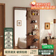 北極樹(shù)實(shí)木洞洞板穿衣鏡隱藏式推拉鏡子家用壁掛墻可關(guān)閉隱形玄關(guān)試衣鏡