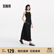 森馬（Semir）連衣裙女高腰拼接背心裙百搭2025夏優(yōu)雅圓領(lǐng)長(cháng)裙通勤109325114015