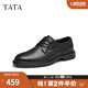 他她（TATA）休閑商務(wù)皮鞋男士經(jīng)典德比鞋結(jié)婚鞋2024秋季新款73B21CM4 黑色 41