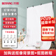 貝陽(yáng)（beiyang）3*2米白色背景布加厚攝影摳像布背景布直播間純色道具背景布專(zhuān)業(yè)影棚照相背景便攜式白布