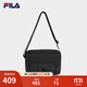 FILA 斐樂(lè )官方男包挎包2025冬季新款時(shí)尚休閑隨身包單肩包斜挎包 正黑色-BK XS