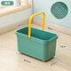 饃彭移動(dòng)拖把池洗桶加厚長(cháng)條拖把桶帶過(guò)濾網(wǎng)家用儲水桶大容量手提老式拖布地拖專(zhuān)用桶 特大號加厚拖把桶/帶4個(gè)滑輪/過(guò)濾板-綠色