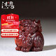 沐恩印度小葉紫檀手把件小擺件高油密老料 站立貔貅48*42*36mm