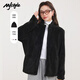 MJ STYLE舒棉絨外套女2025年冬季新款雙面絨加厚保暖潮流休閑開(kāi)衫毛毛上衣