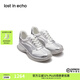 lost in echo【趙昭儀同款】春季新品翹頭復古戶(hù)外時(shí)尚運動(dòng)鞋女禮物送女友 銀色 38