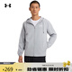 安德瑪（UNDERARMOUR）秋冬Rival男子梭織運動(dòng)休閑夾克外套1390149 摩登灰011 L