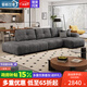 香格世家布藝沙發(fā)現代簡(jiǎn)約客廳小戶(hù)型轉角貴妃沙發(fā)雪尼爾絨布沙發(fā)2025新款瑞雪雪尼爾絨-豪華版3.25米-雙人+單人+左貴妃