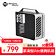 方糖機械大師 酷方 C34PLUS 視界 側透水冷 小型 ATX 手提便攜臺式電腦鋁合金 水冷機箱 月光銀 官方標配