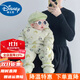 迪士尼（Disney）新生嬰兒羽絨連體衣服冬季0-1男女寶寶秋冬裝外出抱衣服輕薄包腳 綠奇鼠 配套手腳套 80 建議75-85cm9-12月cm
