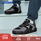 FILA FUSION斐樂(lè)男鞋運(yùn)動(dòng)鞋滑板生活鞋2024冬季新款小白鞋休閑躍板鞋 黑舞鞋/城堡灰-TC 42