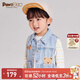 PawinPaw卡通小熊童裝春夏男寶純棉無(wú)袖牛仔馬甲陽(yáng)光帥氣 Indigo牛仔藍色/55（批次不同） 100 cm