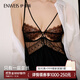 伊維斯（ENWEIS）【 情趣睡衣系列——尤物】蕾絲性感情趣睡裙鏤空純欲約會(huì )戰袍 烏黑 均碼