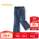 巴拉巴拉兒童長褲女童牛仔褲加絨秋冬喇叭褲201424108012