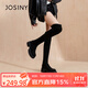卓詩(shī)尼過(guò)膝長(cháng)靴2025新款絕美女靴御姐高筒長(cháng)筒靴秋冬彈力長(cháng)靴 黑色 37