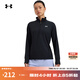 安德瑪（UNDERARMOUR）春夏Tech女子羅紋訓練運動(dòng)長(cháng)袖T恤1389857 黑色001  L