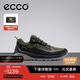 愛(ài)步（ECCO）運動(dòng)鞋男 緩震戶(hù)外休閑登山徒步鞋 奧途824254 黑色/軍綠色43