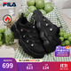 斐樂(lè )（FILA）官方豌豆加絨鞋老爹鞋2025冬季新款休閑厚底運動(dòng)鞋男鞋 黑-BK 42
