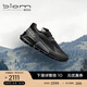 愛(ài)步（ECCO）BIOM 2.1運動(dòng)鞋女 時(shí)尚百搭經(jīng)典防水戶(hù)外徒步鞋 健步822833 黑色/深灰色82283356340 38