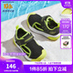 Skechers斯凱奇男寶寶涼鞋1-3歲兒童鞋子夏季小童網(wǎng)鞋防踢包頭涼鞋302824N 男童/黑色/檸檬色/BKLM 24碼