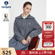 Navigare意大利小帆船女士羊毛衫2025秋新款休閑簡(jiǎn)約針織開(kāi)衫懶人羊毛上衣 暮色灰 M