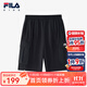 FILA【抗菌】斐樂(lè )兒童童裝短褲2025年夏季新款男童休閑針織五分褲 傳奇藍-NV 170