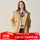 ELAND衣戀風(fēng)衣女英倫風(fēng)雙排扣外套2025秋季新款 卡其色(35)Beige S /160