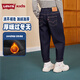 LEVI'S李維斯兒童褲子加絨牛仔褲2025秋冬季新款男女童褲子 星空藍