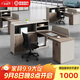 圣黎屏風(fēng)辦公桌椅組合員工辦公室工位桌卡座財務(wù)辦公桌單人位-不含椅