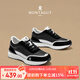 夢(mèng)特嬌（MONTAGUT）休閑鞋男秋季2025新款耐磨男鞋輕奢運動(dòng)鞋跑步單鞋軟底鞋子男