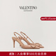 華倫天奴VALENTINO女士 VLOGO SIGNATURE 漆皮高跟鞋 肉桂粉色（建議選小半碼） 36