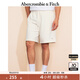 ABERCROMBIE & FITCH【毛圈布短褲】男裝25夏季美式經(jīng)典小麋鹿衛褲短褲KI128-5077 奶油白 XL (180/98A)
