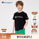 Champion【涼感科技】冠軍男女童短袖T恤2025夏季新款大小童親子裝上衣