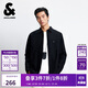 杰克·瓊斯（JACK&JONES） 男裝秋季商務(wù)休閑通勤上班純棉舒適純色寬松長(cháng)袖襯衫225305017