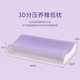 艾美家3D乳膠枕TPE果膠枕枕套乳膠枕頭枕芯網(wǎng)紅成人無(wú)壓枕 3D分壓養椎枕-低枕（高度5-7cm） 單只