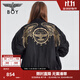 BOY LONDON【金鷹騎士】秋冬男女同款時(shí)尚百搭潮牌短款棉服N29005 黑色 L