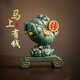 錦山堂故宮招財馬桌面擺件玄關(guān)裝飾馬上有錢(qián)開(kāi)業(yè)喬遷新居生日禮物伴手禮 十駿馬-馬上有錢(qián)+香案底座