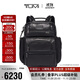 途明（TUMI）Alpha 3男士商務(wù)高端時(shí)尚皮革雙肩包黑色 禮物