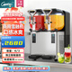 戈紳雪泥機商用果汁冷飲機果汁機飲料機全自動(dòng)沙冰機冷飲奶茶店/火鍋店/螺螄粉店/三缸單缸雙缸雪融機 RLZ3*2 雙缸雪融機 適用：（雪融雪泥/冰沙/冷飲等）多功能可調