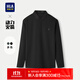 海瀾之家（HLA）長(zhǎng)袖polo衫男25新款運(yùn)動(dòng)動(dòng)力火箭打底衫秋季 黑色4R 【預(yù)訂】 XL 180/96A 推薦151~164斤