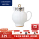Lomonosov俄皇茶具瓷白花環(huán)系列咖啡杯碟糖罐茶壺下午茶骨瓷瓷器高顏值瓷器 奶罐