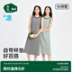 松山棉店商場(chǎng)同款二合一薄荷條紋女士帶杯背心裙無(wú)袖長(cháng)款顯瘦睡裙休閑寬松 綠條紋 L (165)