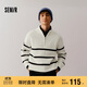 森馬（Semir）森柔|毛衫男冬季含羊毛針織衫半開(kāi)襟毛衣情侶內搭101724107206