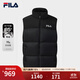 FILA 斐樂(lè )官方男士羽絨馬甲2025冬新款時(shí)尚休閑RGB-多彩羽絨外套 正黑色-BK L 175/96A/L